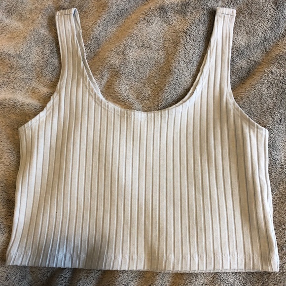 Forever 21 Tops - light blue crop tank